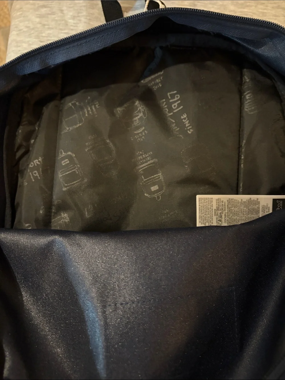 Jansport Navy Cross Town Unisex Backpack/NWT